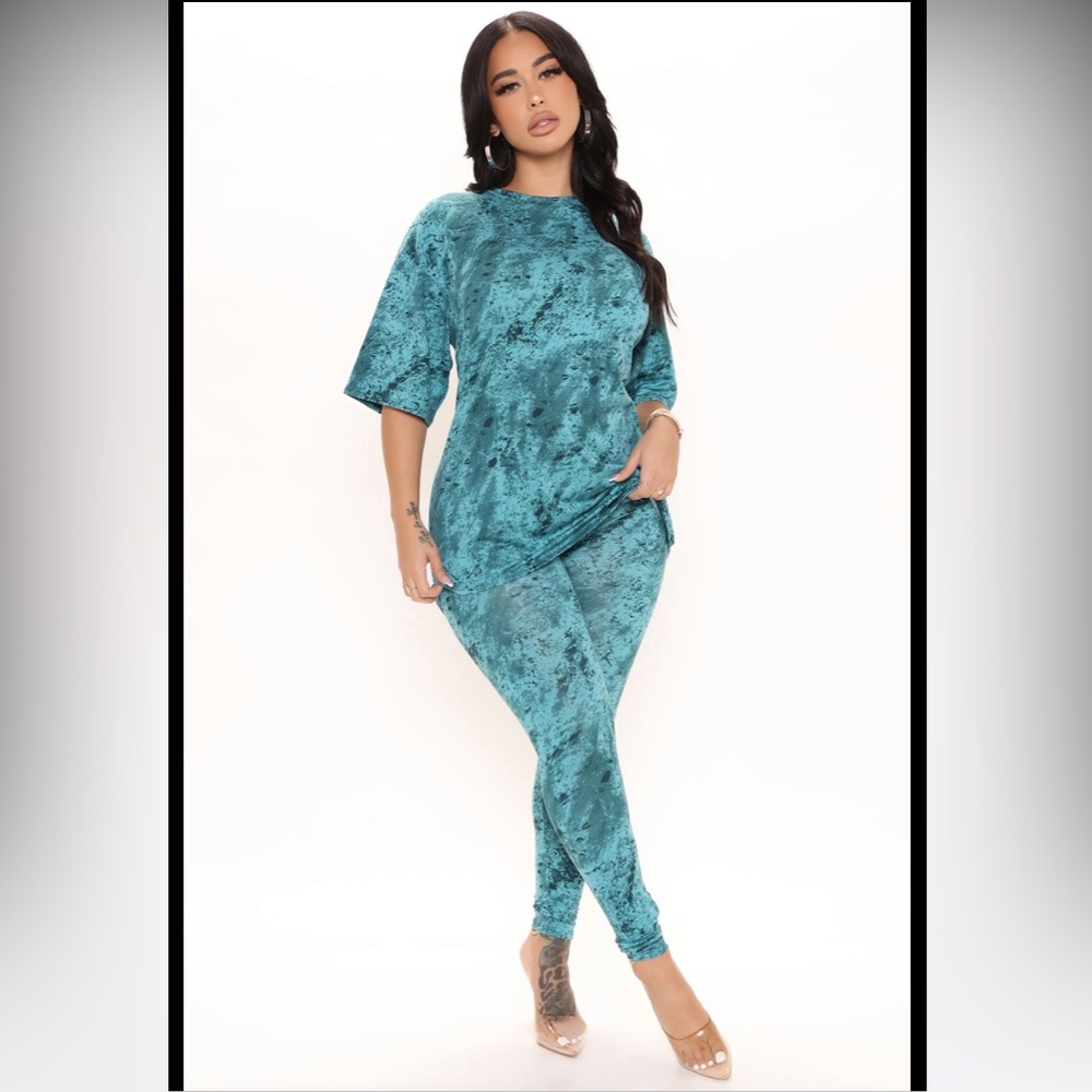 Womens stretch pants set
